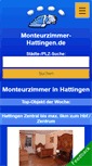 Mobile Screenshot of monteurzimmer-hattingen.de